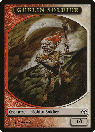 Goblin Soldier Token [Eventide Tokens] | Good Games Cannington