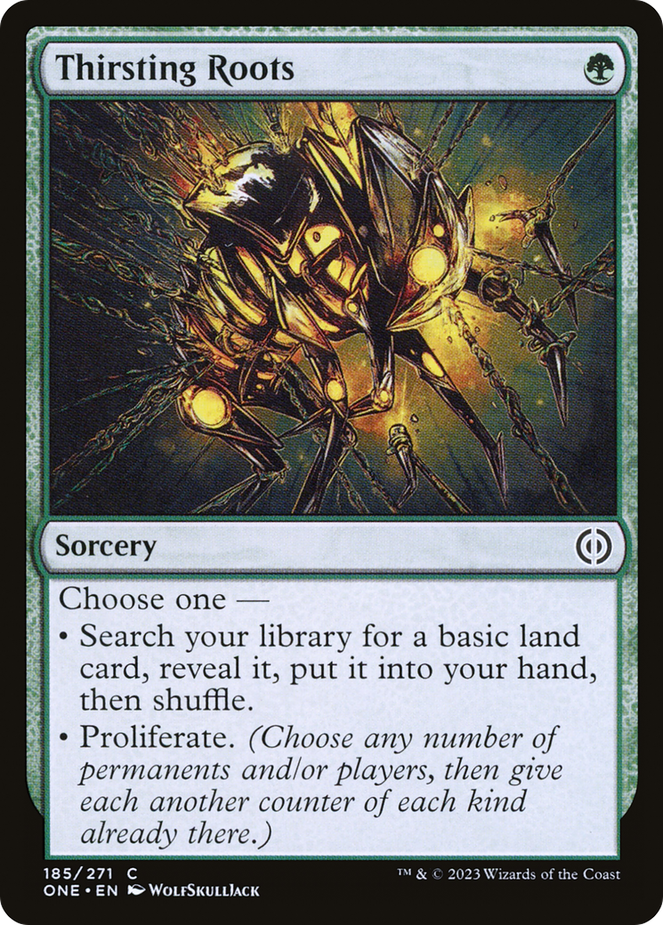 Thirsting Roots [Phyrexia: All Will Be One] | Good Games Cannington
