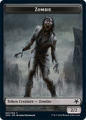 Zombie // Angel Double-Sided Token [Game Night: Free-for-All Tokens] | Good Games Cannington