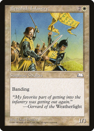 Benalish Infantry [Weatherlight] | Good Games Cannington