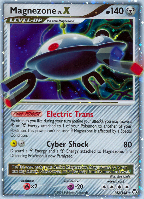 Magnezone LV.X (142/146) [Diamond & Pearl: Legends Awakened] | Good Games Cannington