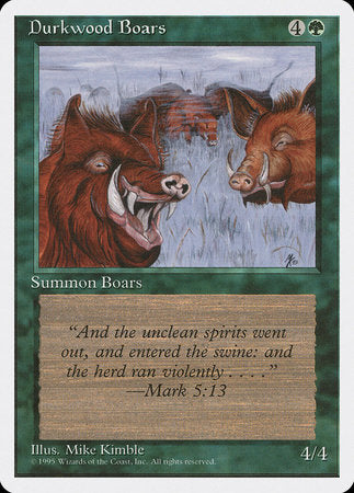 Durkwood Boars [Fourth Edition] | Good Games Cannington