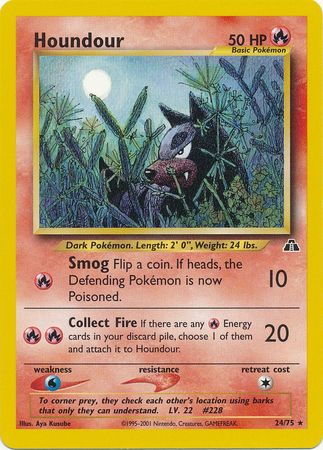 Houndour (24/75) [Neo Discovery Unlimited] | Good Games Cannington