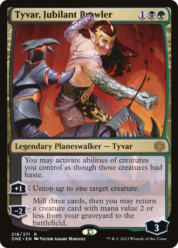 Tyvar, Jubilant Brawler [Phyrexia: All Will Be One] | Good Games Cannington