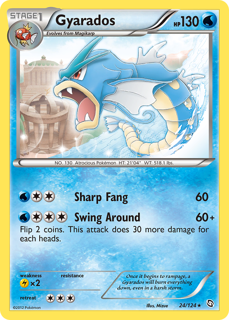 Gyarados (24/124) [Black & White: Dragons Exalted] | Good Games Cannington
