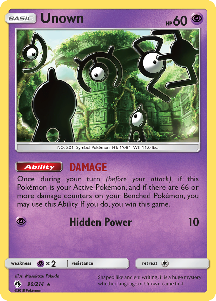 Unown (90/214) [Sun & Moon: Lost Thunder] | Good Games Cannington