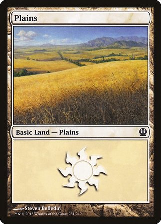 Plains (231) [Theros] | Good Games Cannington