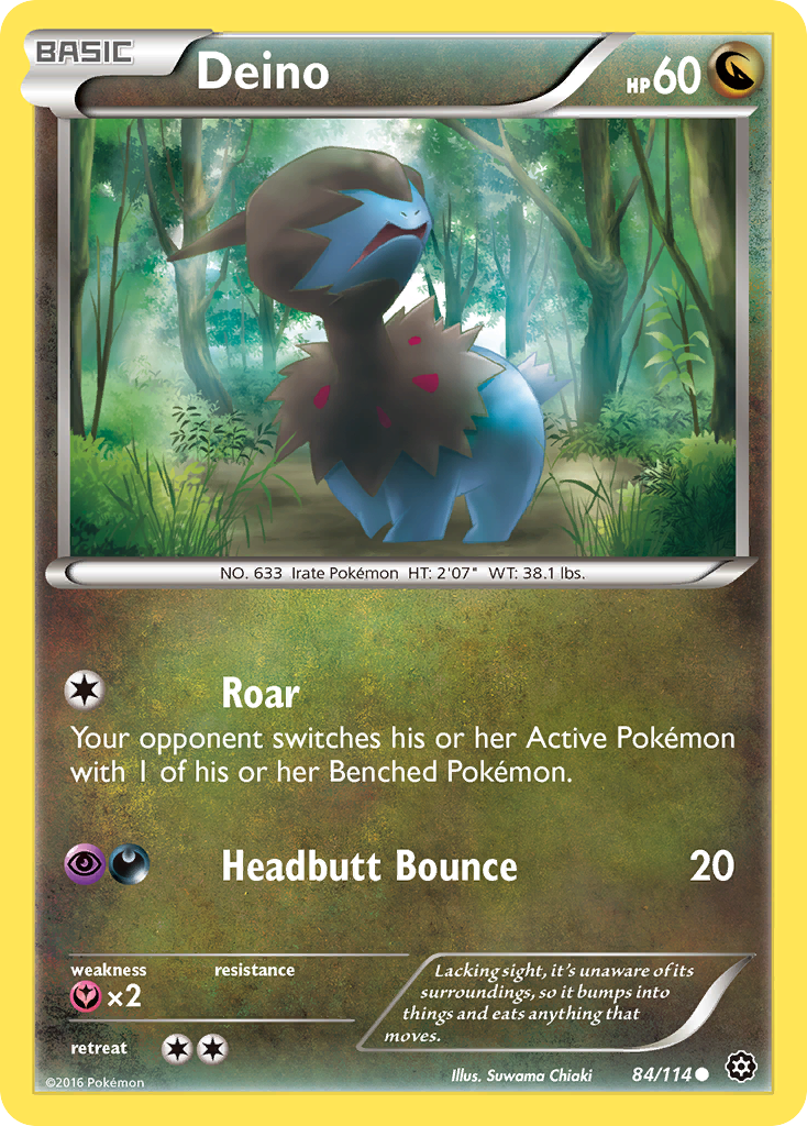 Deino (84/114) [XY: Steam Siege] | Good Games Cannington