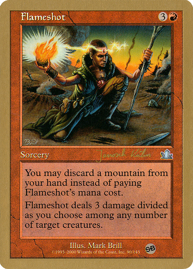 Flameshot (Janosch Kuhn) (SB) [World Championship Decks 2000] | Good Games Cannington