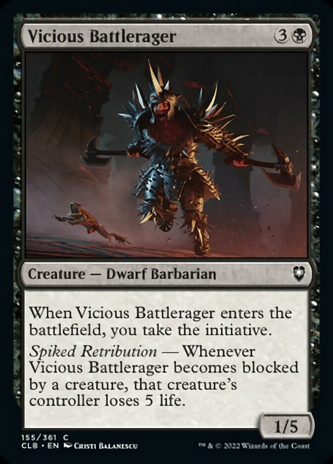 Vicious Battlerager [Commander Legends: Battle for Baldur's Gate] | Good Games Cannington