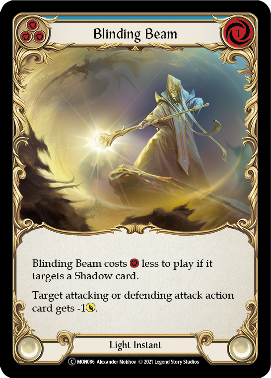 Blinding Beam (Blue) [U-MON086] Unlimited Normal | Good Games Cannington