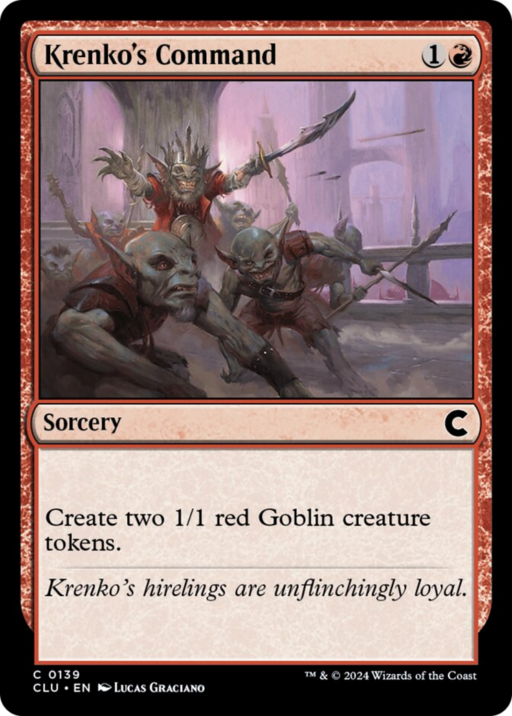 Krenko's Command [Ravnica: Clue Edition] | Good Games Cannington