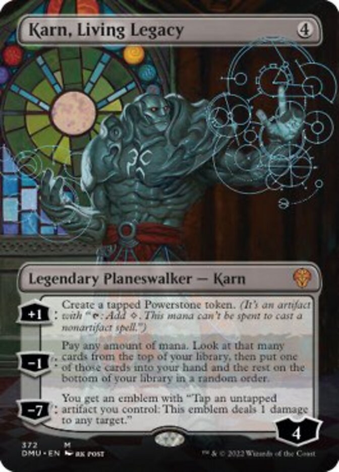 Karn, Living Legacy (Borderless) [Dominaria United] | Good Games Cannington