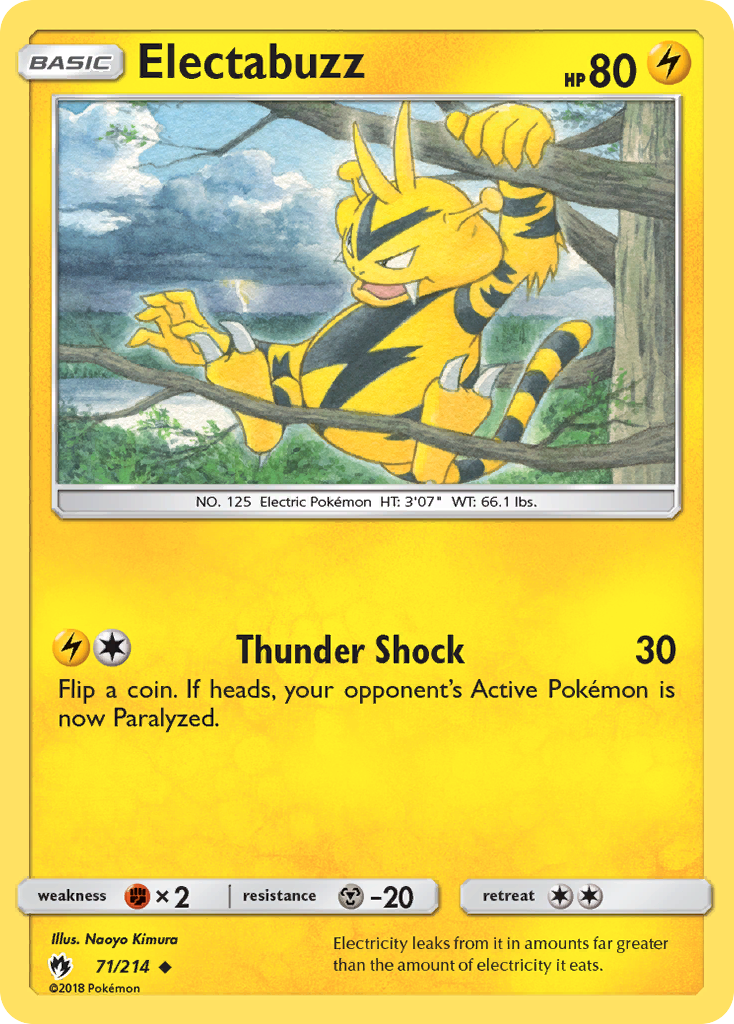 Electabuzz (71/214) [Sun & Moon: Lost Thunder] | Good Games Cannington