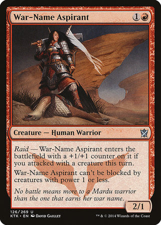War-Name Aspirant [Khans of Tarkir] | Good Games Cannington