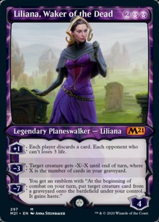 Liliana, Waker of the Dead (Showcase) [Core Set 2021] | Good Games Cannington