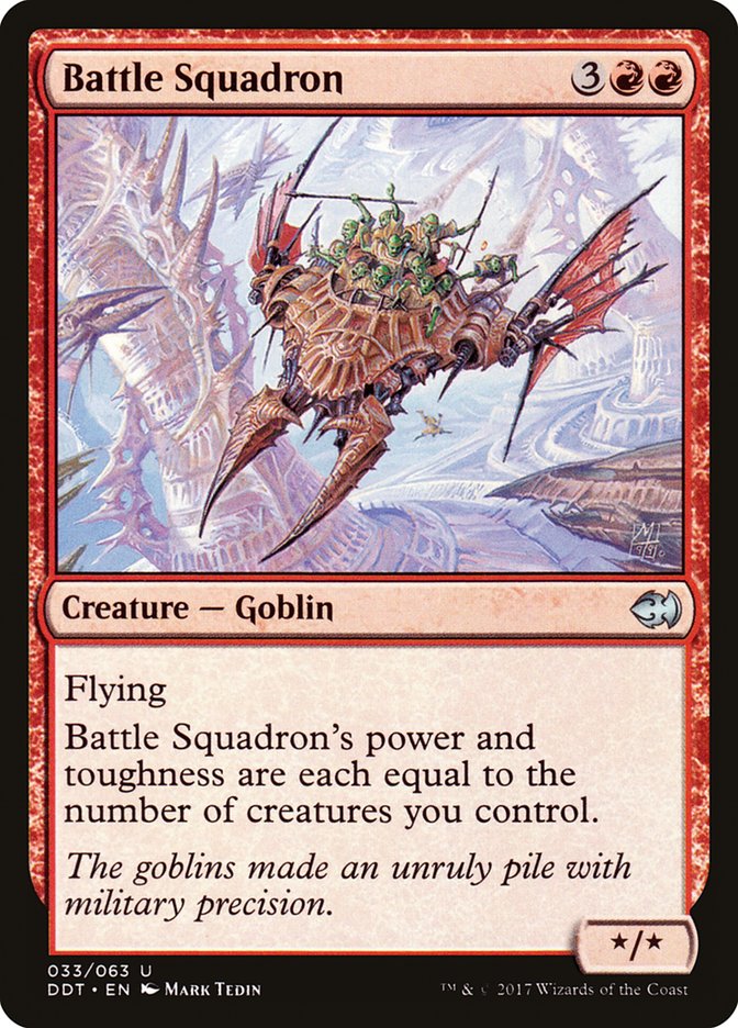 Battle Squadron [Duel Decks: Merfolk vs. Goblins] | Good Games Cannington