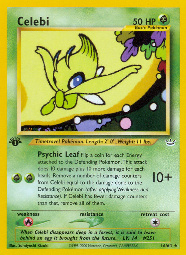 Celebi (16/64) [Neo Revelation 1st Edition] | Good Games Cannington