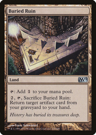 Buried Ruin [Magic 2012] | Good Games Cannington