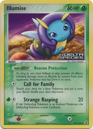Illumise (45/113) (Stamped) [EX: Delta Species] | Good Games Cannington