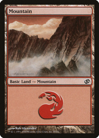 Mountain (59) [Duel Decks: Jace vs. Chandra] | Good Games Cannington