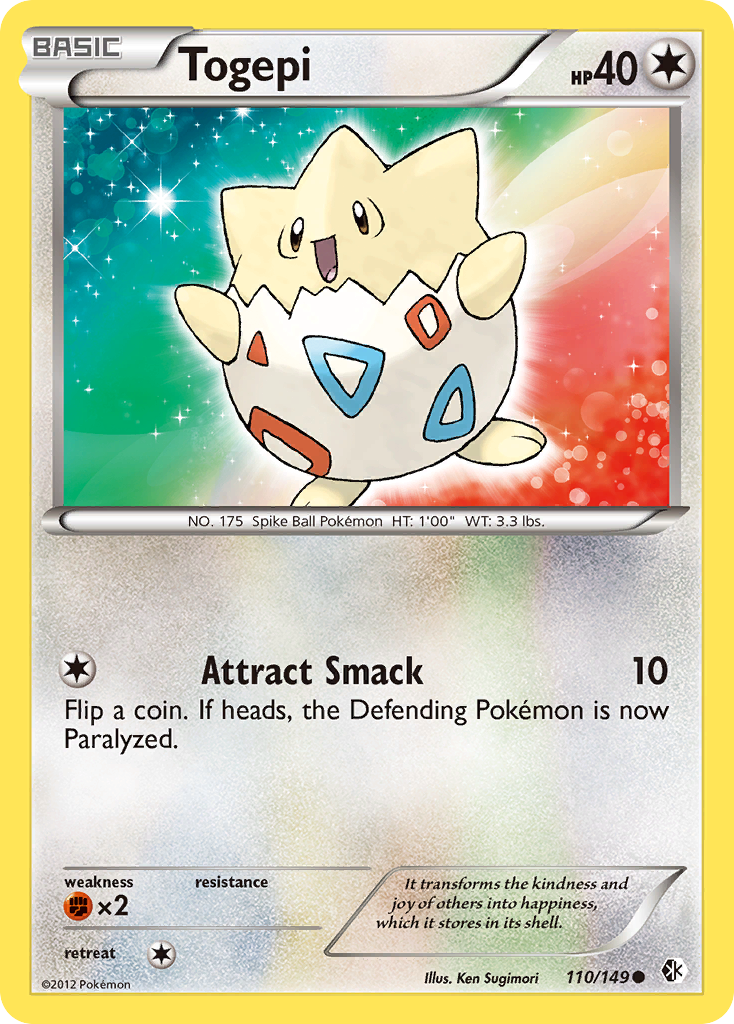 Togepi (110/149) [Black & White: Boundaries Crossed] | Good Games Cannington