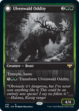 Ulvenwald Oddity // Ulvenwald Behemoth [Innistrad: Double Feature] | Good Games Cannington