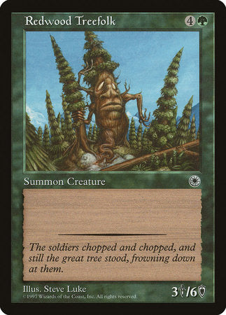 Redwood Treefolk [Portal] | Good Games Cannington