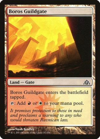 Boros Guildgate [Dragon's Maze] | Good Games Cannington