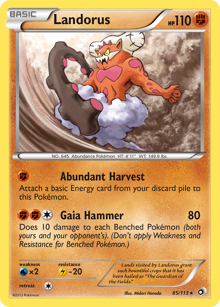 Landorus (85/113) [Black & White: Legendary Treasures] | Good Games Cannington