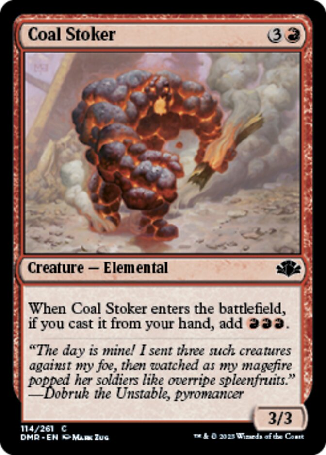 Coal Stoker [Dominaria Remastered] | Good Games Cannington