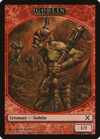 Goblin Token [Tenth Edition Tokens] | Good Games Cannington