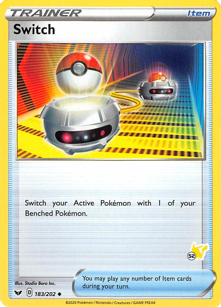 Switch (183/202) (Pikachu Stamp #52) [Battle Academy 2022] | Good Games Cannington
