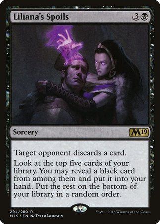 Liliana's Spoils [Core Set 2019] | Good Games Cannington