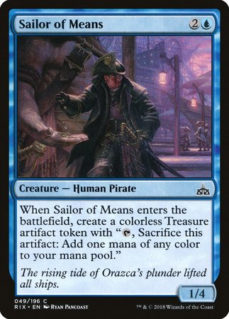 Sailor of Means [Rivals of Ixalan] | Good Games Cannington