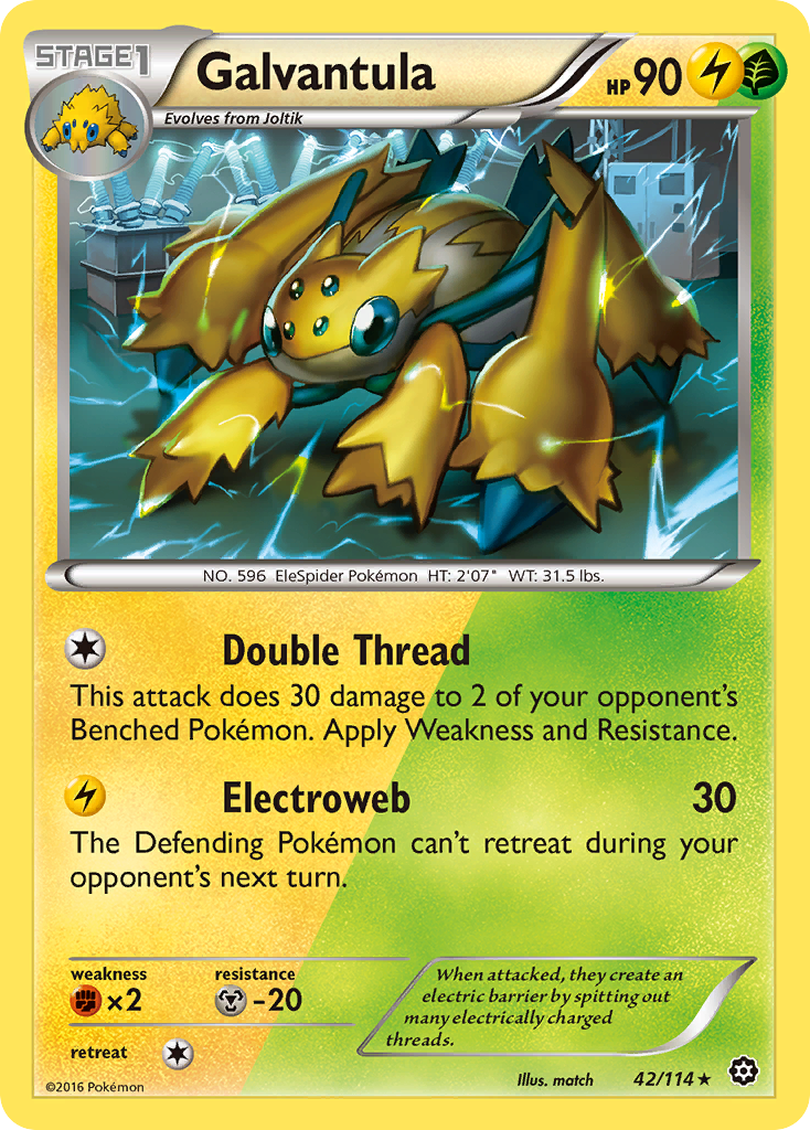 Galvantula (42/114) [XY: Steam Siege] | Good Games Cannington