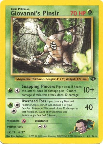 Giovanni's Pinsir (24/132) [Gym Challenge Unlimited] | Good Games Cannington