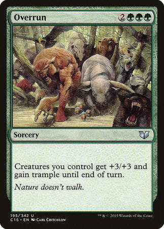 Overrun [Commander 2015] | Good Games Cannington