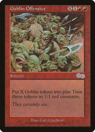 Goblin Offensive [Urza's Saga] | Good Games Cannington