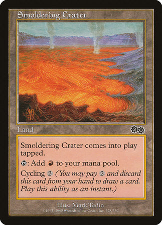 Smoldering Crater [Urza's Saga] | Good Games Cannington