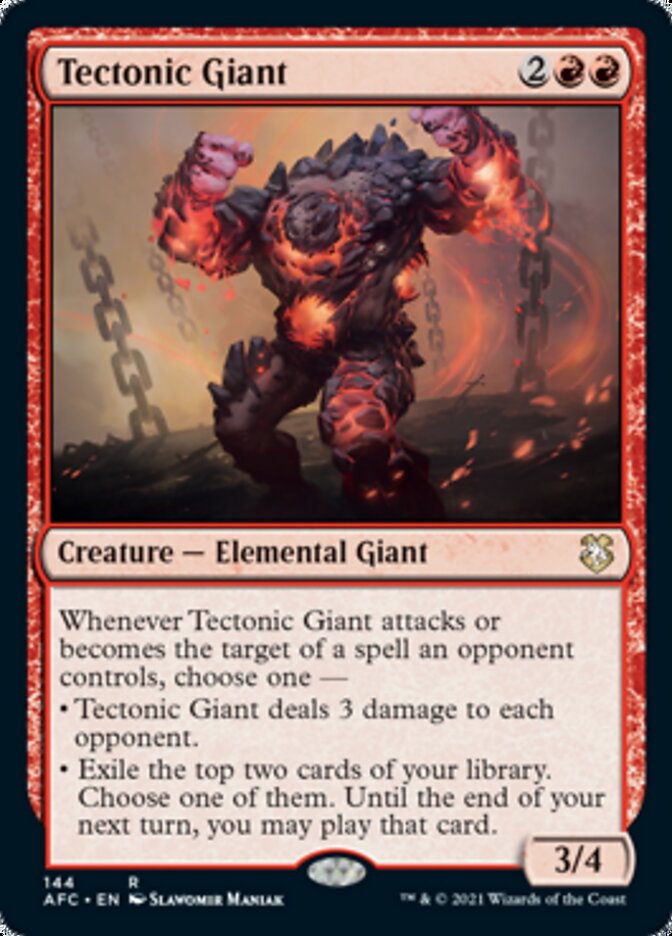 Tectonic Giant [Dungeons & Dragons: Adventures in the Forgotten Realms Commander] | Good Games Cannington
