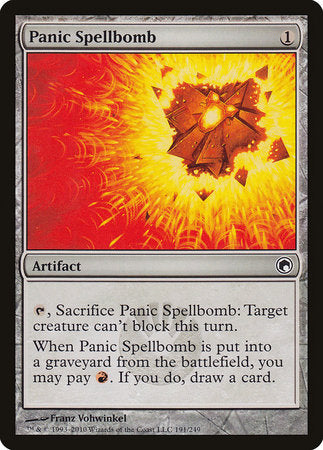 Panic Spellbomb [Scars of Mirrodin] | Good Games Cannington