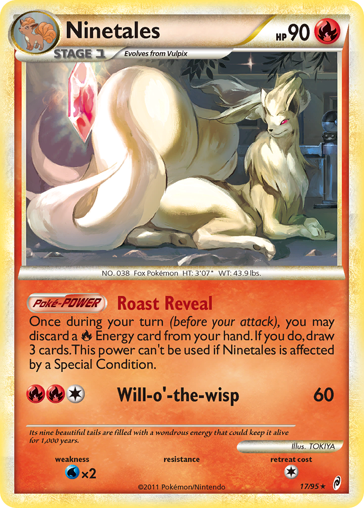 Ninetales (17/95) [HeartGold & SoulSilver: Call of Legends] | Good Games Cannington