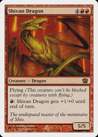 Shivan Dragon [Eighth Edition] | Good Games Cannington