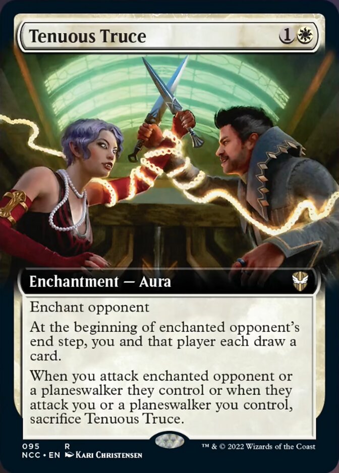 Tenuous Truce (Extended Art) [Streets of New Capenna Commander] | Good Games Cannington