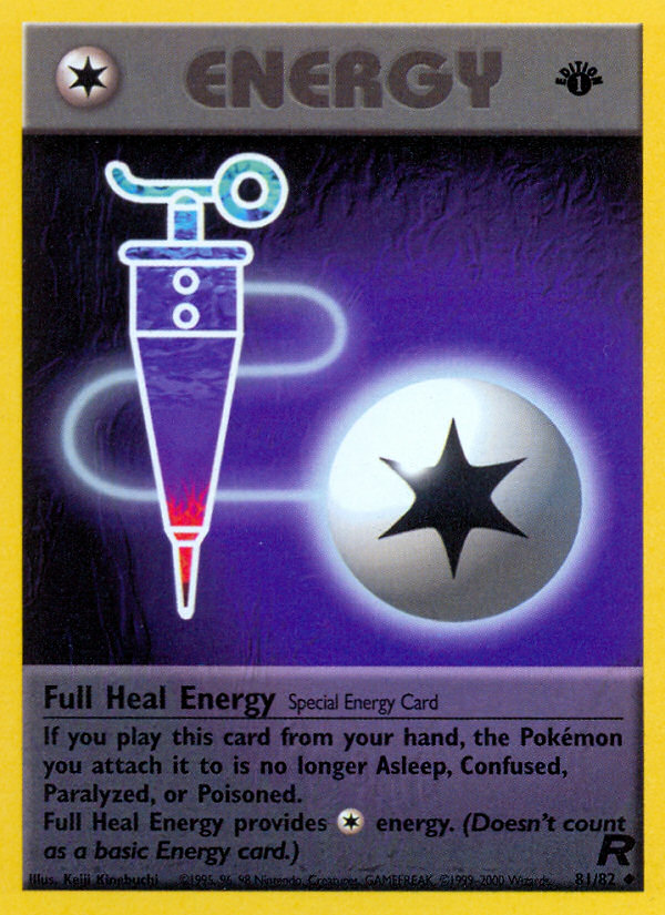 Full Heal Energy (81/82) [Team Rocket 1st Edition] | Good Games Cannington