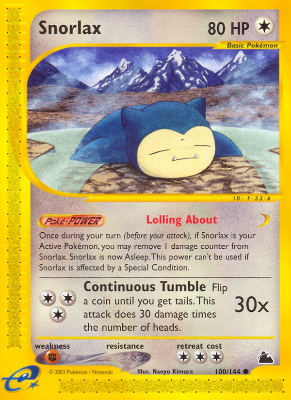 Snorlax (100/144) [Skyridge] | Good Games Cannington
