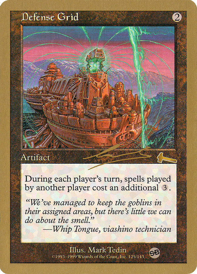 Defense Grid (Nicolas Labarre) (SB) [World Championship Decks 2000] | Good Games Cannington