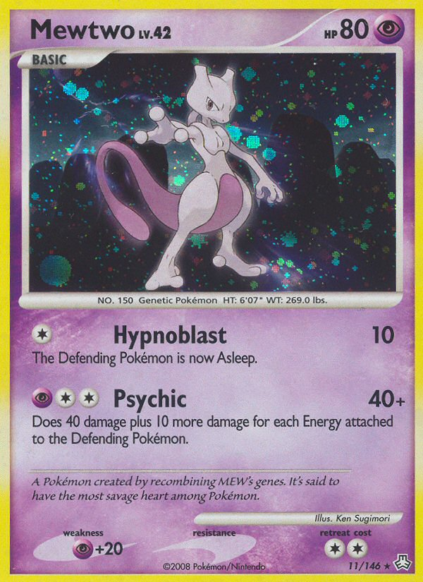 Mewtwo (11/146) [Diamond & Pearl: Legends Awakened] | Good Games Cannington