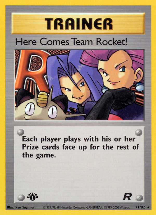 Here Comes Team Rocket! (71/82) [Team Rocket 1st Edition] | Good Games Cannington